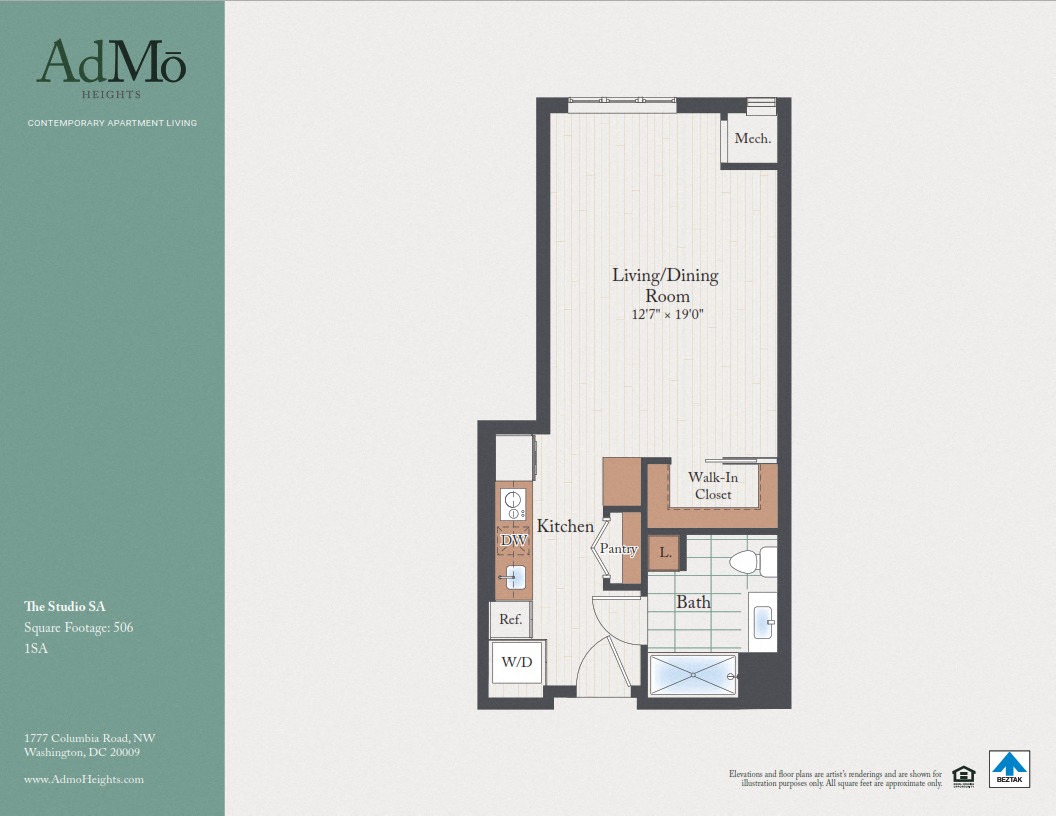 The Studio SA floor plan